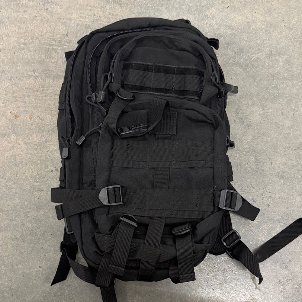 Men's Black Tactical Backpack